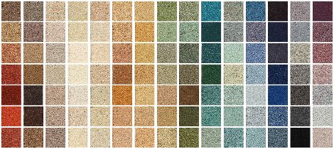 carpet colour chart